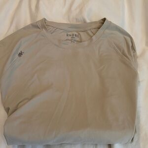 Rhone Long Sleeve Beige Tee